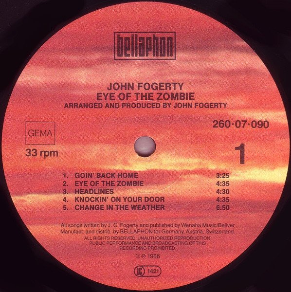 John Fogerty - Eye Of The Zombie (LP)