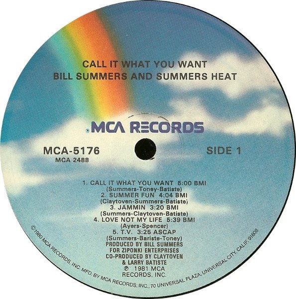 Bill Summers And Summers Heat - Call It What You Want (LP)