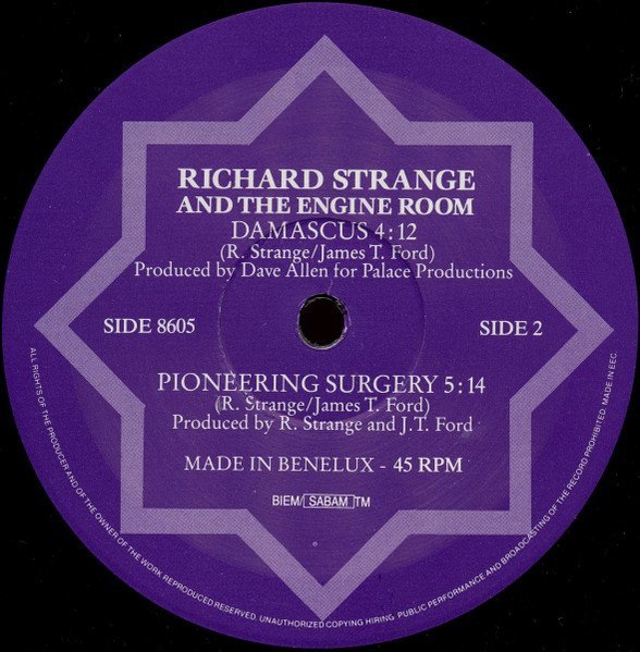 Richard Strange And The Engine Room - Damascus (12'')