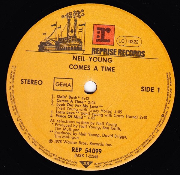 Neil Young - Comes A Time (LP)