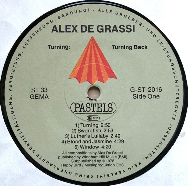 Alex De Grassi - Turning: Turning Back (LP)