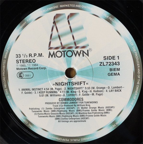 Commodores - Nightshift (LP)