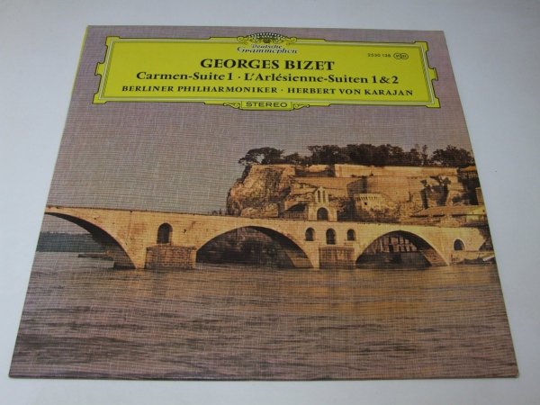 Georges Bizet / Berliner Philharmoniker, Herbert von Karajan - Carmen-Suite 1 • L'Arlésienne - Suiten 1 &amp; 2 (LP)