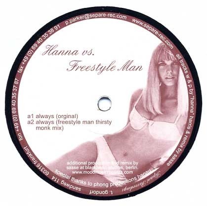 Hanna vs. Freestyle Man - Always E.P. (12'')