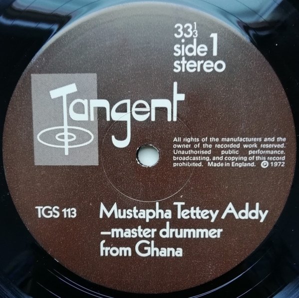 Mustapha Tettey Addy - Master Drummer From Ghana (LP)