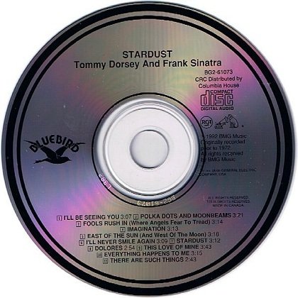 Tommy Dorsey And Frank Sinatra - Stardust (CD)