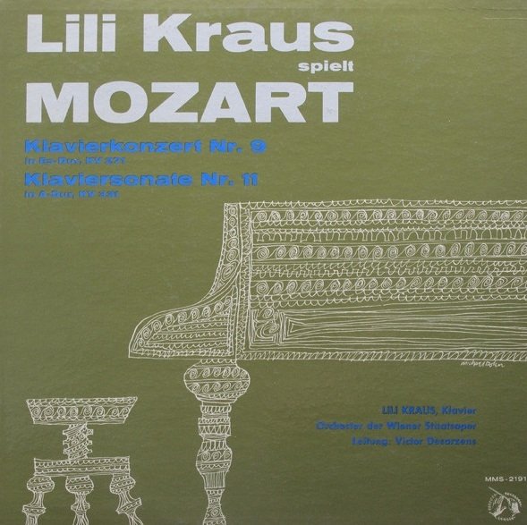 Lili Kraus Spielt Mozart - Orchester Der Wiener Staatsoper, Victor Desarzens - Klavierkonzert Nr. 9 In Es-Dur, KV 271 / Klaviersonate Nr. 11 In A-Dur, KV 331 (LP)