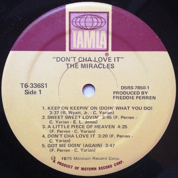 The Miracles - Don't Cha Love It (LP)