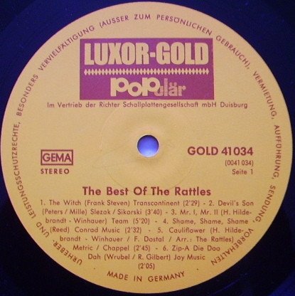 The Rattles - The Best Of The Rattles (LP)