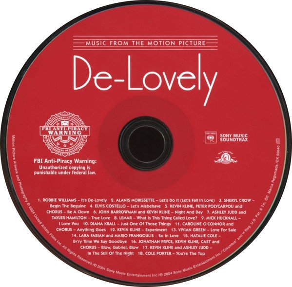 De-Lovely (Music From The Motion Picture) (CD)
