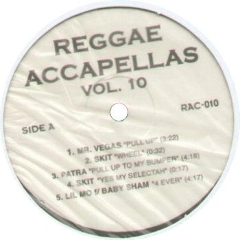 Reggae Accapellas Vol. 10 (LP)