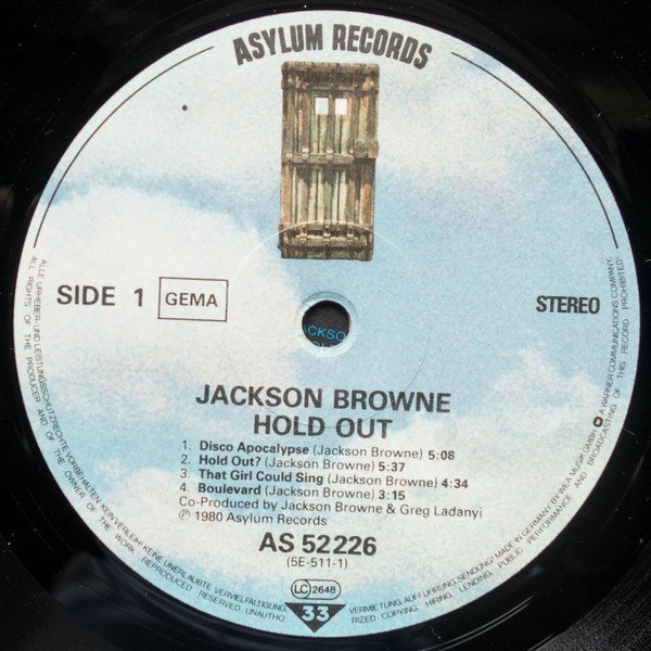 Jackson Browne - Hold Out (LP)