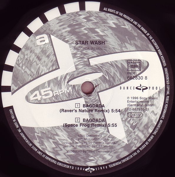 Star Wash - Bagdada (Remixes) (12'')