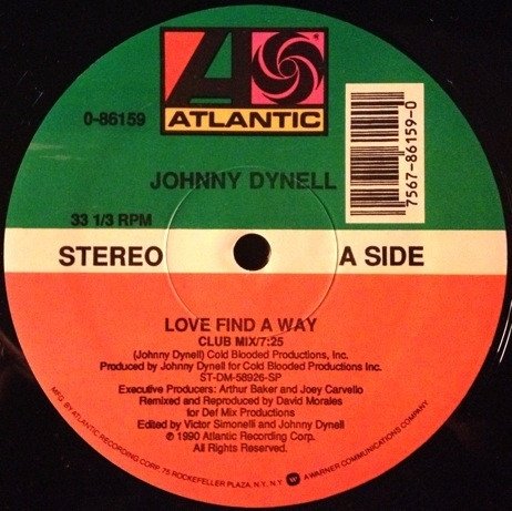Johnny Dynell - Love Find A Way (12'')