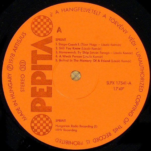 Sprint - Sprint (LP)