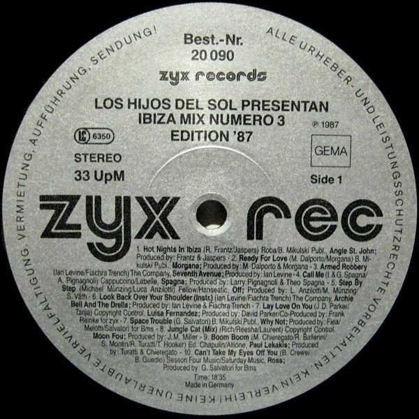 Los Hijos Del Sol - Ibiza Mix (Numero 3) (Edition '87) (LP)