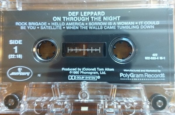 Def Leppard - On Through The Night (MC)