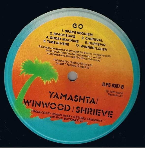 Stomu Yamashta / Steve Winwood / Michael Shrieve - Go (LP)