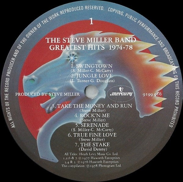 The Steve Miller Band - Greatest Hits 1974-78 (LP)