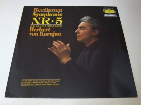 Beethoven, Berliner Philharmoniker, Herbert von Karajan - Symphonie Nr 5 (LP)