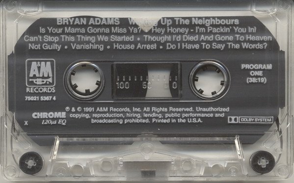 Bryan Adams - Waking Up The Neighbours (MC)