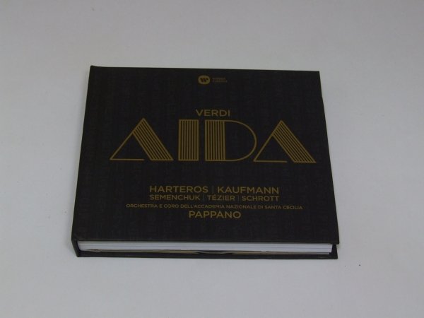 Verdi - Harteros, Kaufmann, Semenchuk, Tézier, Schrott, Orchestra e Coro dell'Accademia Nazionale di Santa Cecilia, Pappano - Aida (3CD)