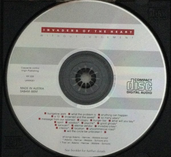 Invaders Of The Heart - Without Judgement (CD)