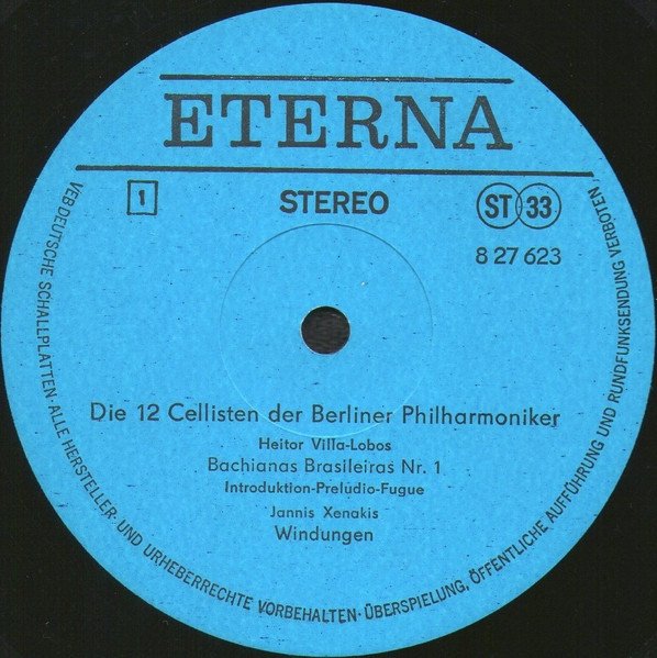 Die 12 Cellisten Der Berliner Philharmoniker - Die 12 Cellisten Der Berliner Philharmoniker (LP)