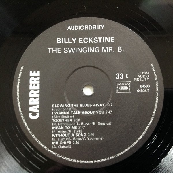 Billy Eckstine - The Swinging Mr. B. (LP)