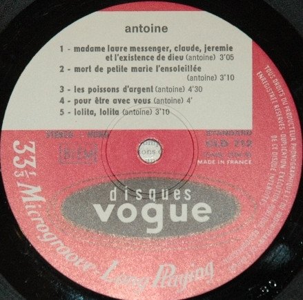 Antoine - Madame Laure Messenger, Claude, Jeremie, Et L'existence De Dieu (LP)