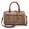 Torebka kuferek crossbody GUANCHI brązowa