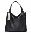 Vera Pelle Italy torebka shopper skóra naturalna czarny