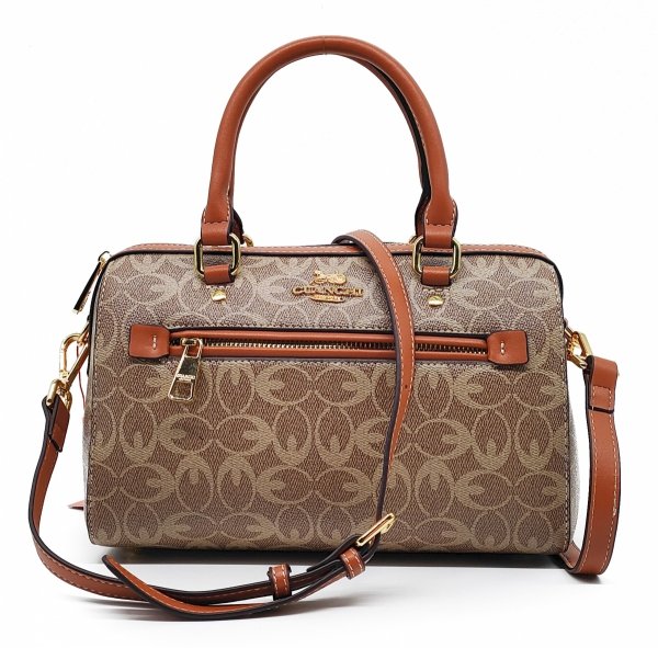 Torebka kuferek crossbody GUANCHI brązowa