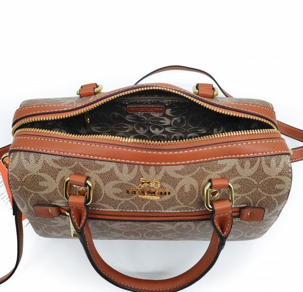 Torebka kuferek crossbody GUANCHI brązowa