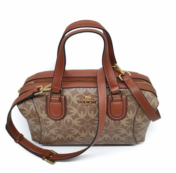 Kuferek crossbody GUANCHI torebka brązowa