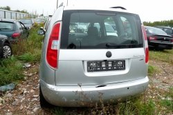 _Klapa bagażnika tył Skoda Roomster 5J 2007 (2006-2010) (kod lakieru: LF7T)