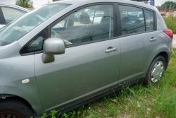 Szyba trójkątna tył lewa Nissan Tiida C11 2008  Hatchback 5-drzwi