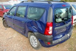Szyba drzwi skrzydełka tył lewa Dacia Logan I  MCV 2008 (2006-2009) Kombi