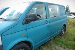 Szyba karoseryjna środkowa lewa VW Transporter T5 2005 Bus