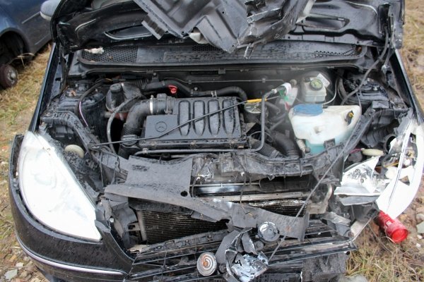 Lusterko lewe Mercedes A-Klasa W169 2007 Hatchback 3-drzwi (7-PIN, kod lakieru: 191)