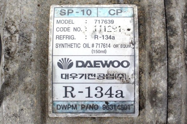 Sprężarka klimatyzacji Daewoo Matiz M100 1998-2002 0.8