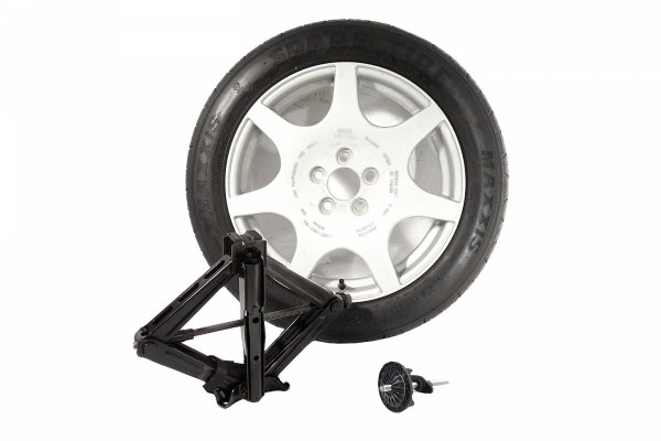 Koło dojazdowe R17 5x108 + lewarek + mocowanie koła Ford Escape IV 2020 Suv 5-drzwi