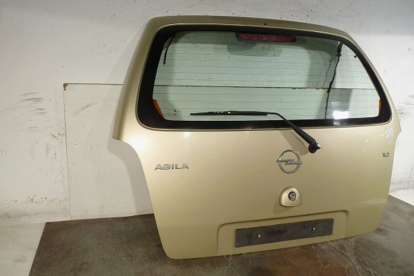 Klapa bagażnika tył kompletna Opel Agila A 2004 Hatchback 5-drzwi (Kod lakieru: 4PU)