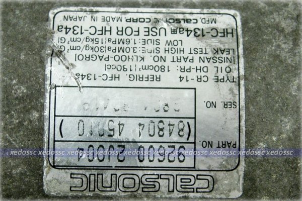 SPRĘŻARKA POMPA KLIMATYZACJI NISSAN PRIMERA 1998