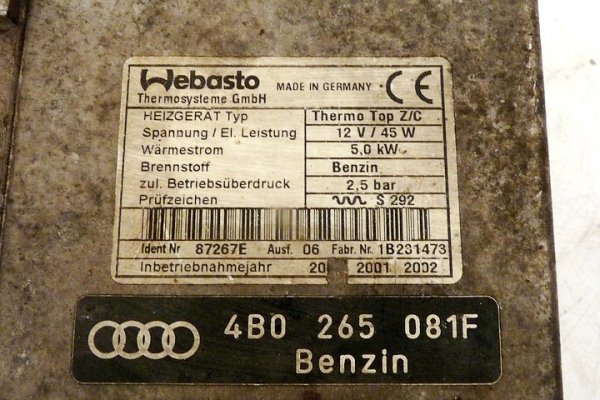 WEBASTO AUDI A6 2000 2.6 V6