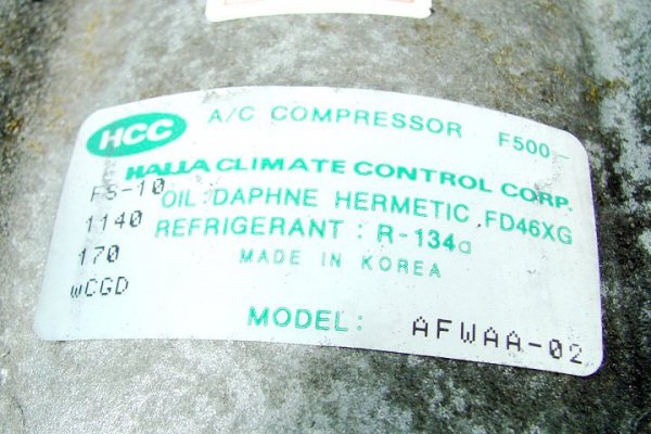 SPRĘŻARKA KLIMATYZACJI KIA JOICE 01 2.0 16V G4CP