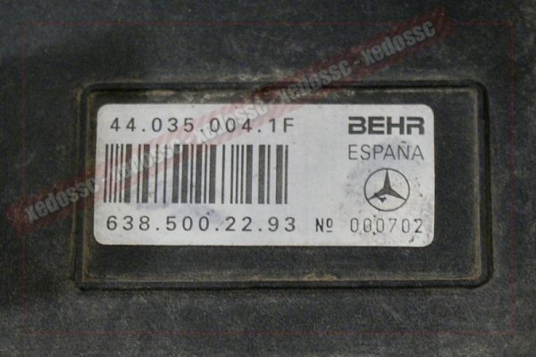 WENTYLATOR WODY MERCEDES VITO 98 2.2 CDI Z VAT