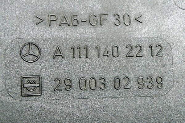 RURA PLASTIKOWA MERCEDES E-KLASA W210 97 2.0 16V