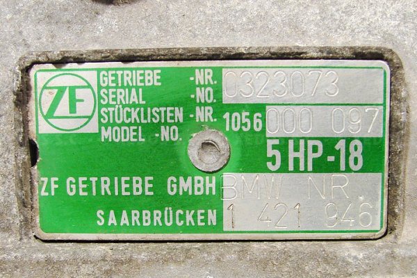 SKRZYNIA BIEGÓW BMW 3 E36 1991-1998 2.8 AUTOM. 5HP-18