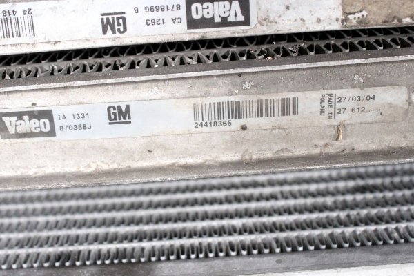 chłodnica wody - klimatyzacji - intercooler - opel - signum - zdjęcie 10